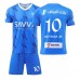 Cheap Al-Hilal Neymar Jr #10 Home Football Kit Children 2023-24 Short Sleeve (+ pants)